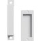 Ekena Millwork 7" Pull Handle & 6" Flush Pull for 1 3/4" Doors, Rocket White GB6001PP4076RW - alternate 1